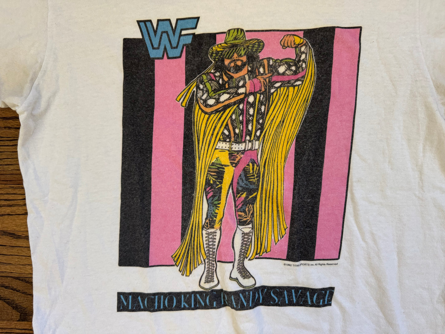 1992 WWF “Macho King” Randy Savage Euro shirt