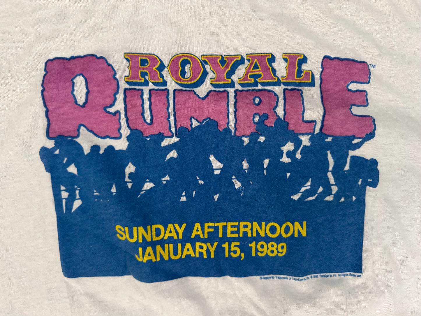 1989 WWF Royal Rumble shirt