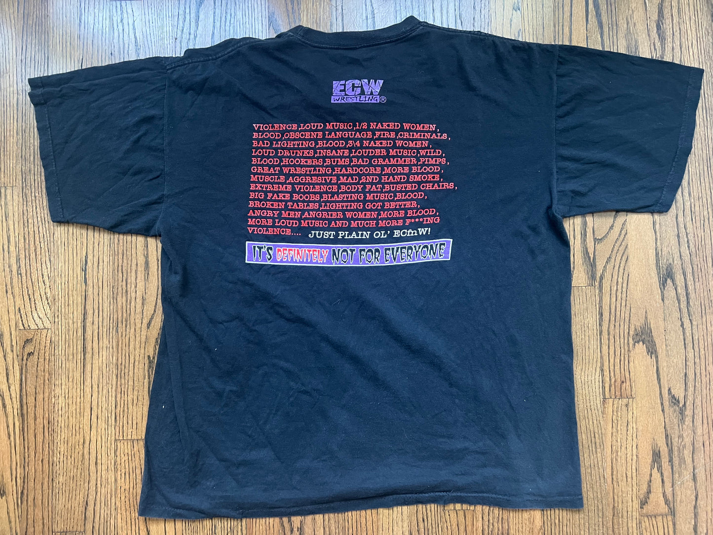 1998 ECW logo shirt