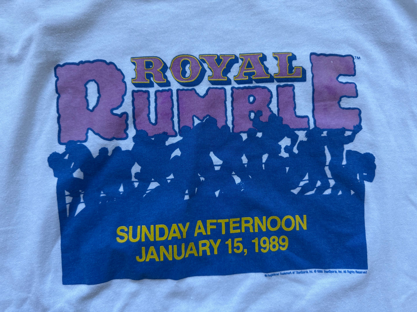 1989 WWF Royal Rumble shirt