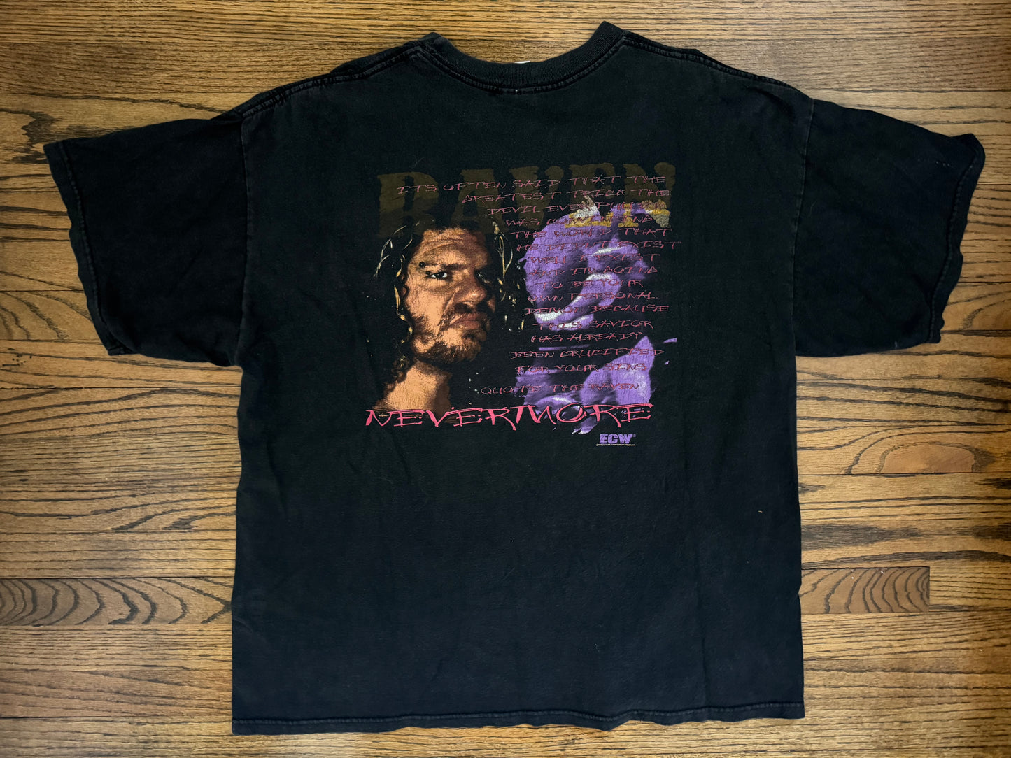 1999 ECW Raven two sided shirt