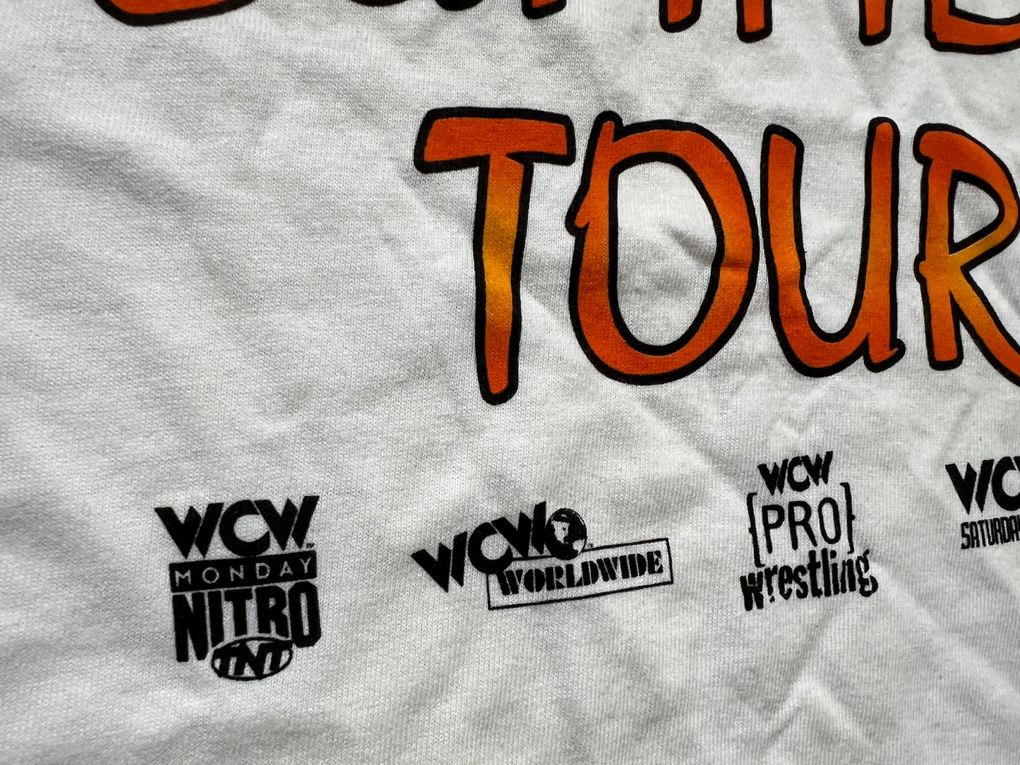 1995 WCW / Disney Studios Sizzlin Summer Tour two sided tank top from the personal collection of Nasty Boy Jerry Saggs
