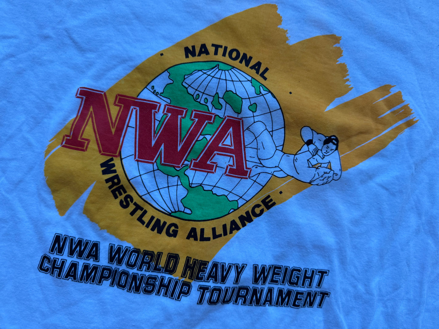 1992 NWA NJPW G1 Climax shirt featuring Rick Rude, Steve Austin, Jim Neidhart, Arn Anderson and more!