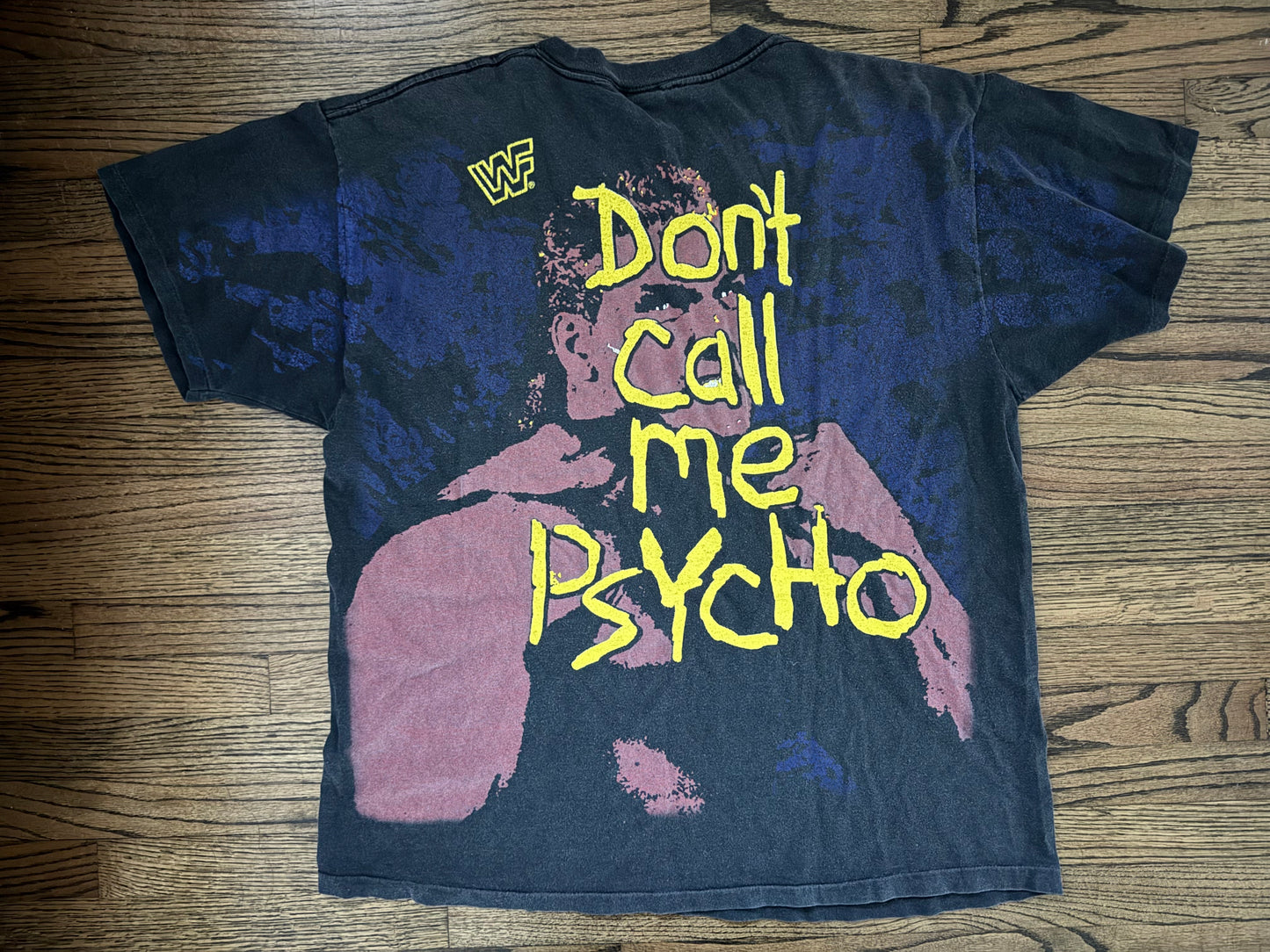 1995 WWF Sid “Don’t Call Me Psycho” two sided shirt