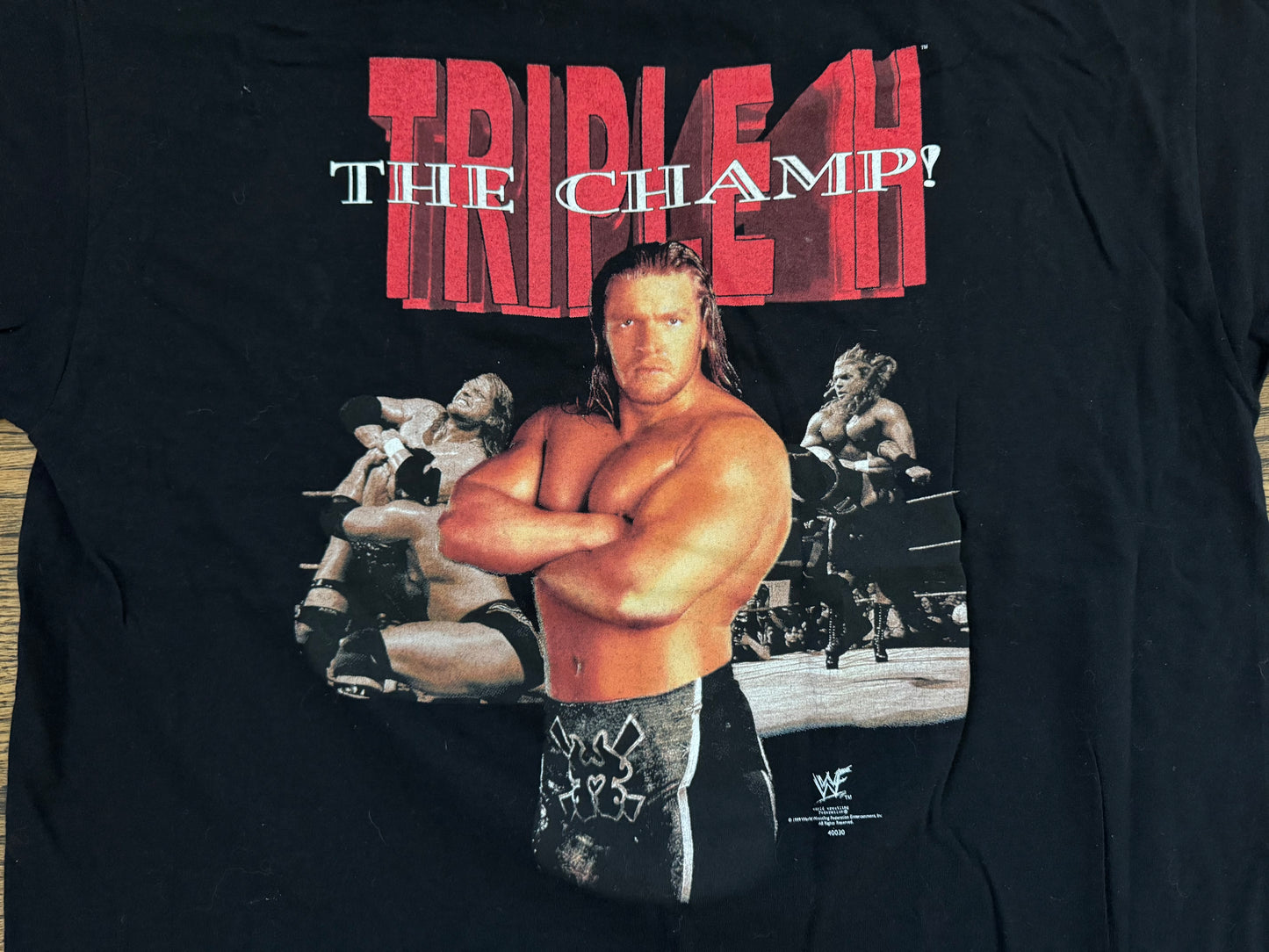 1999 WWF “The Champ!” Triple H two sided shirt