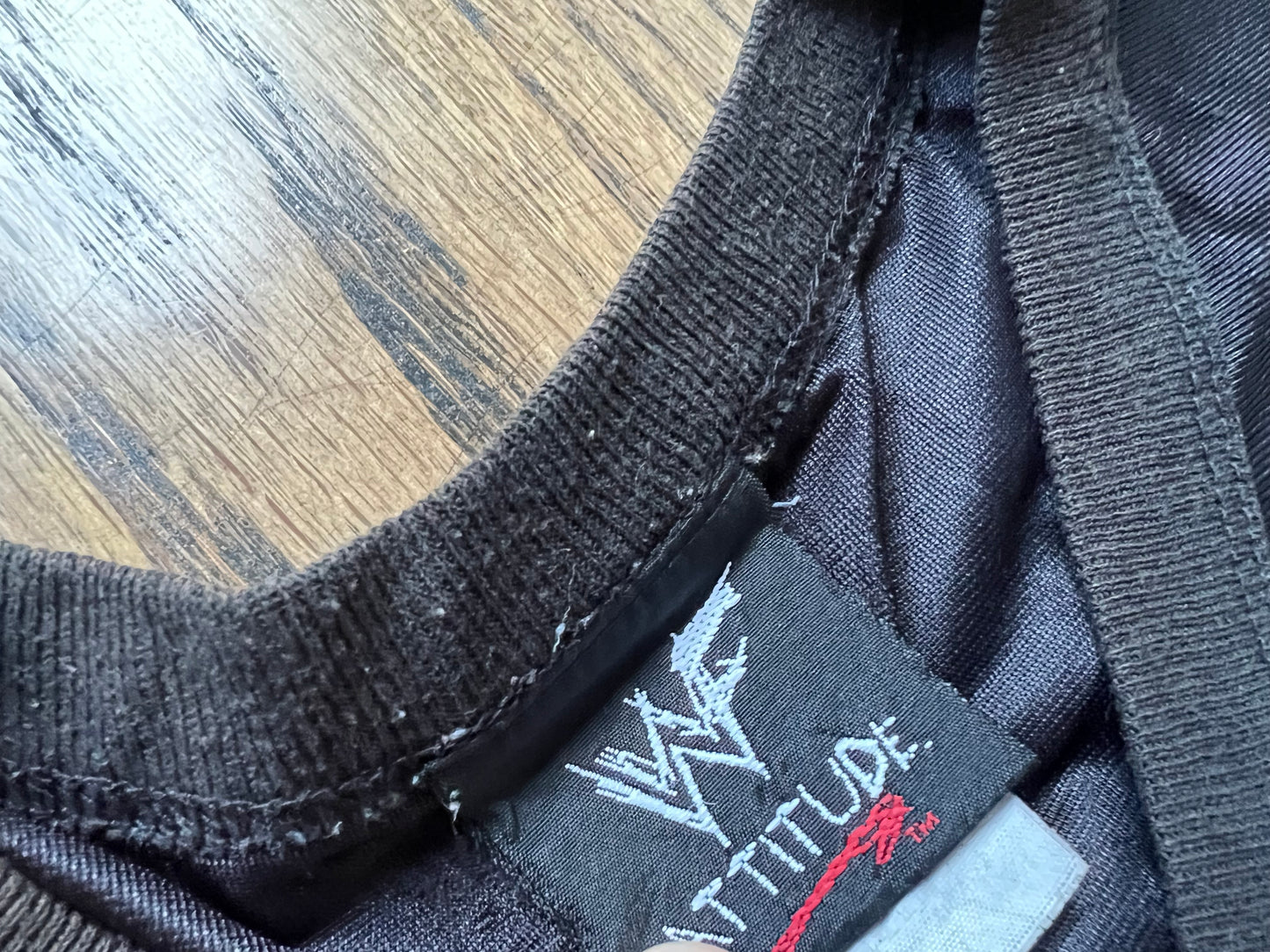 1999 WWF Raw / War Zone Jersey featuring The Rock, “Stone Cold” Steve Austin, Mankind, The Undertaker, X-Pac and “Badass” Billy Gunn