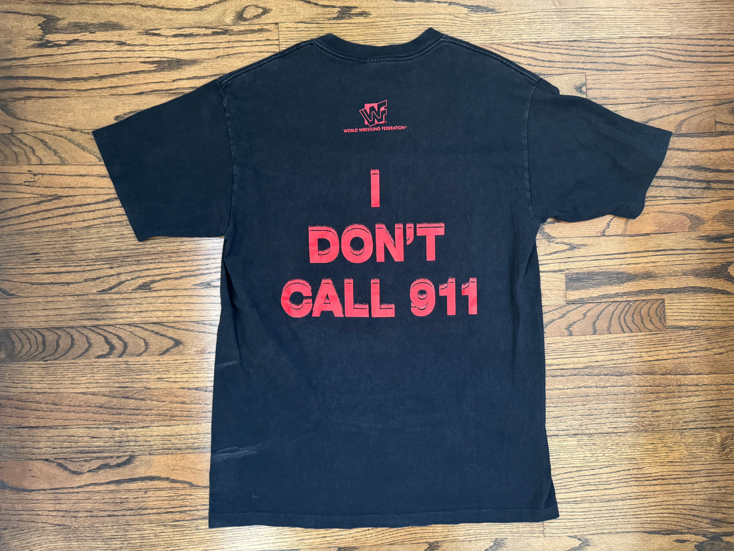 1997 WWF “Loose Cannon” Brian Pillman “I don’t call 911” shirt