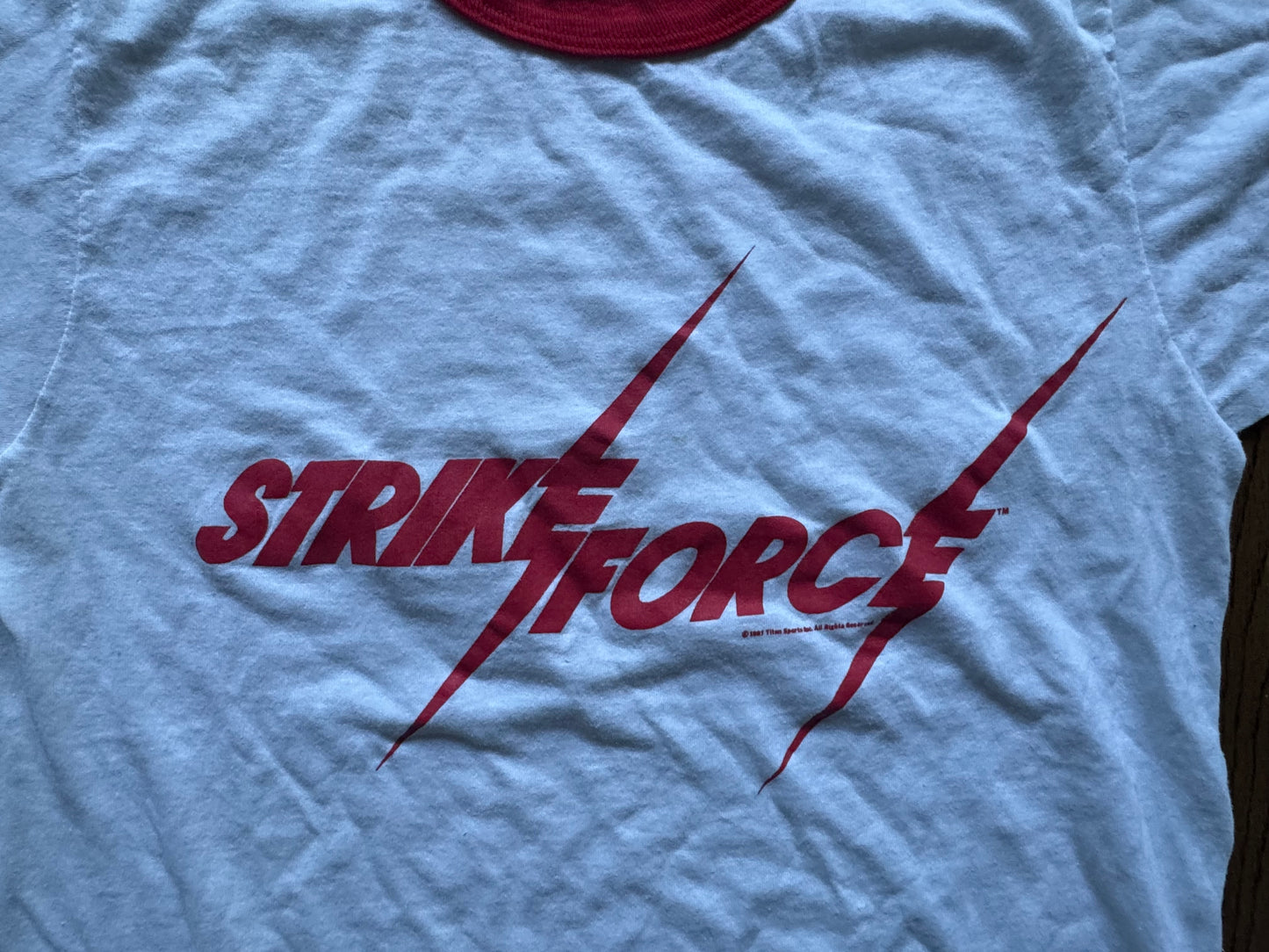 1989 WWF Strike Force shirt