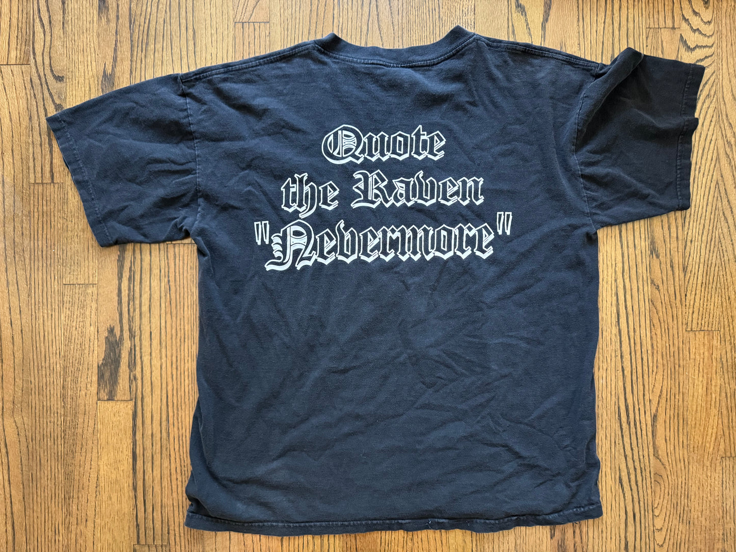 1996 ECW Raven “Quote the Raven… Nevermore” shirt
