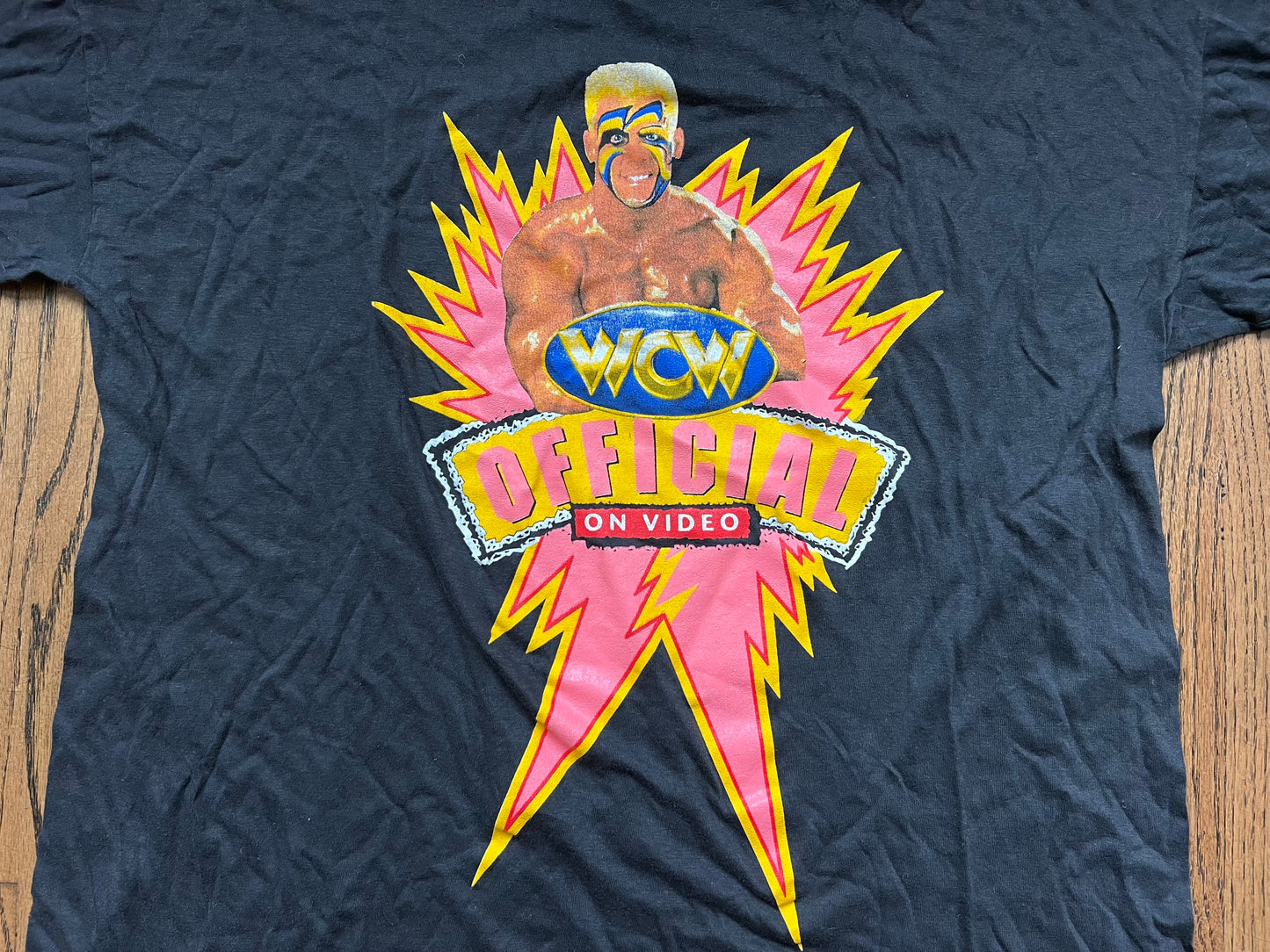 1993 WCW Sting “Official on video” German shirt