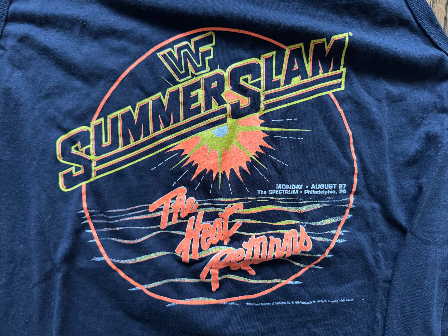 1990 WWF Summerslam tank top