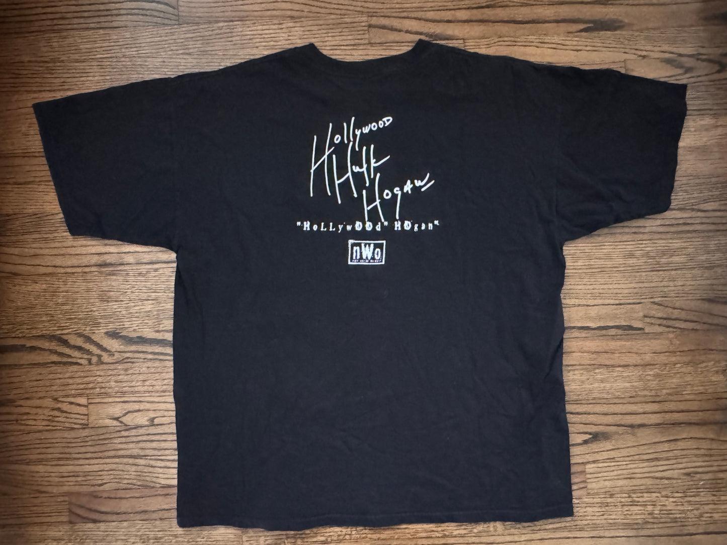 1997 WCW / n.W.o. “Hollywood” Hulk Hogan two sided Steve Stanley shirt
