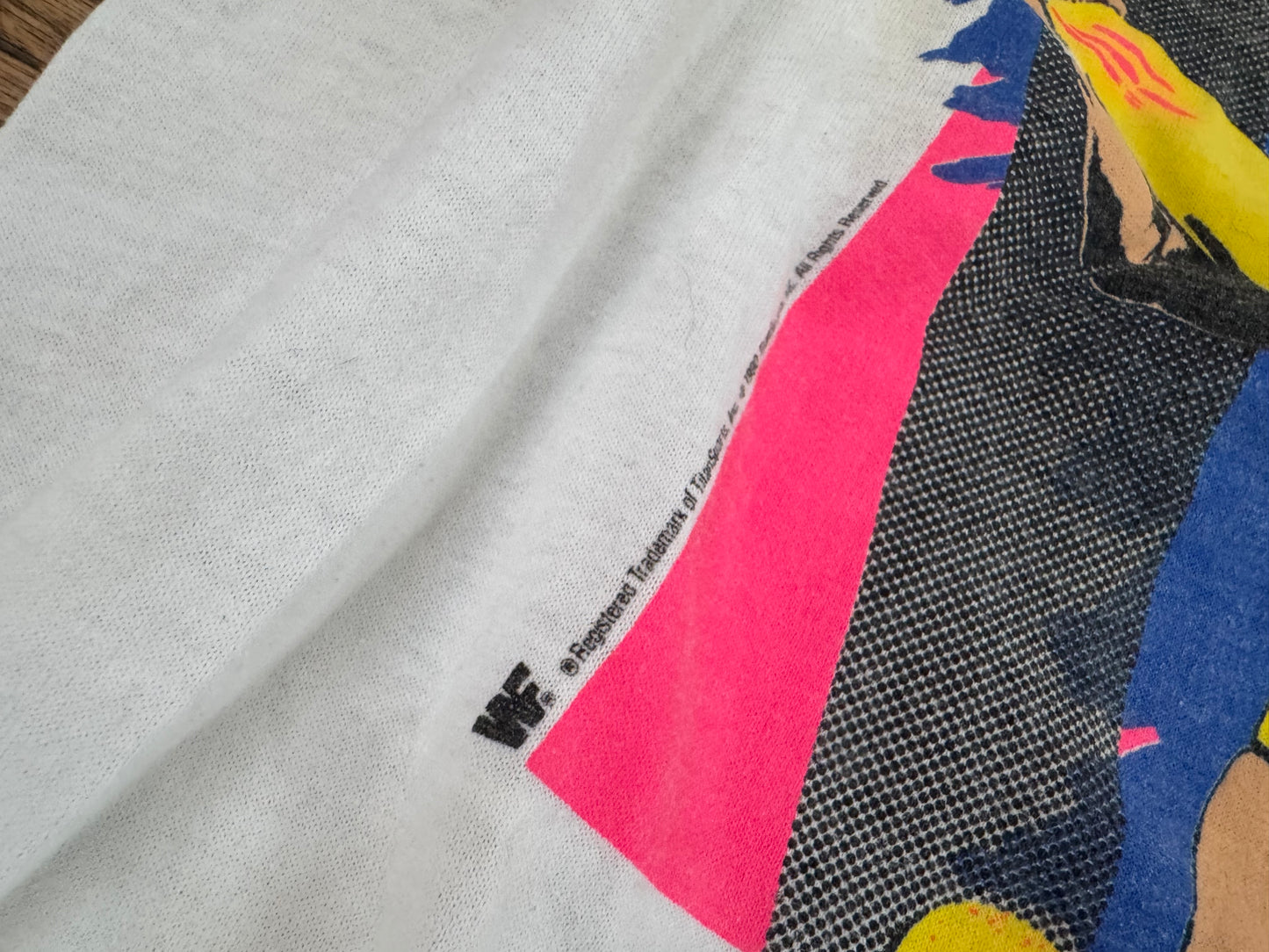 1990 WWF Wrestlemania VI longsleeve shirt featuring Hulk Hogan and the Ultimate Warrior