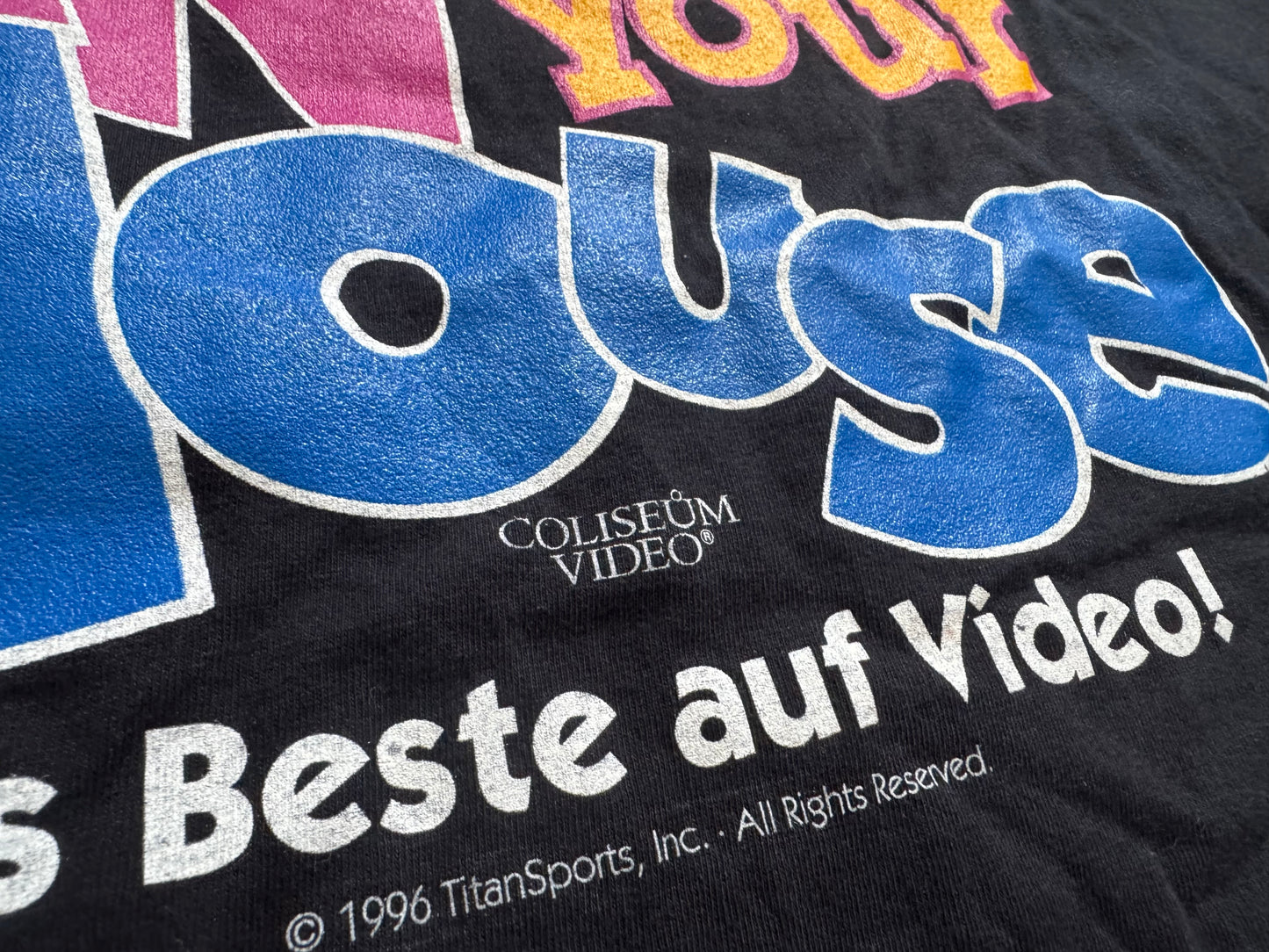 1996 WWF Coliseum Video In Your House German shirt