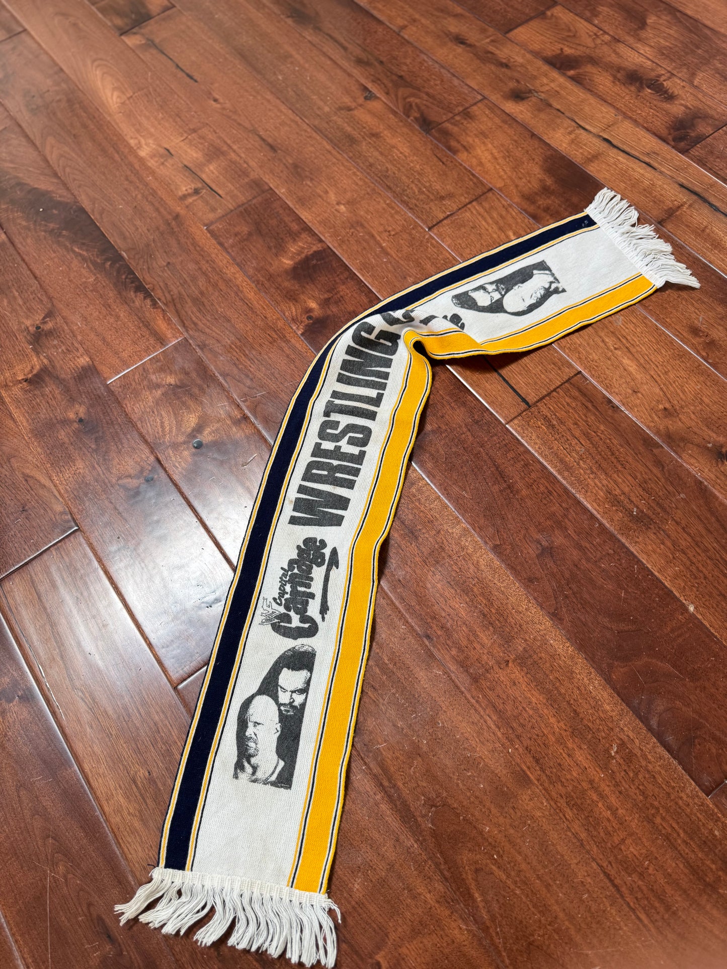1998 WWF Capital Carnage Scarf featuring the Undertaker and “Stone Cold” Steve Austin