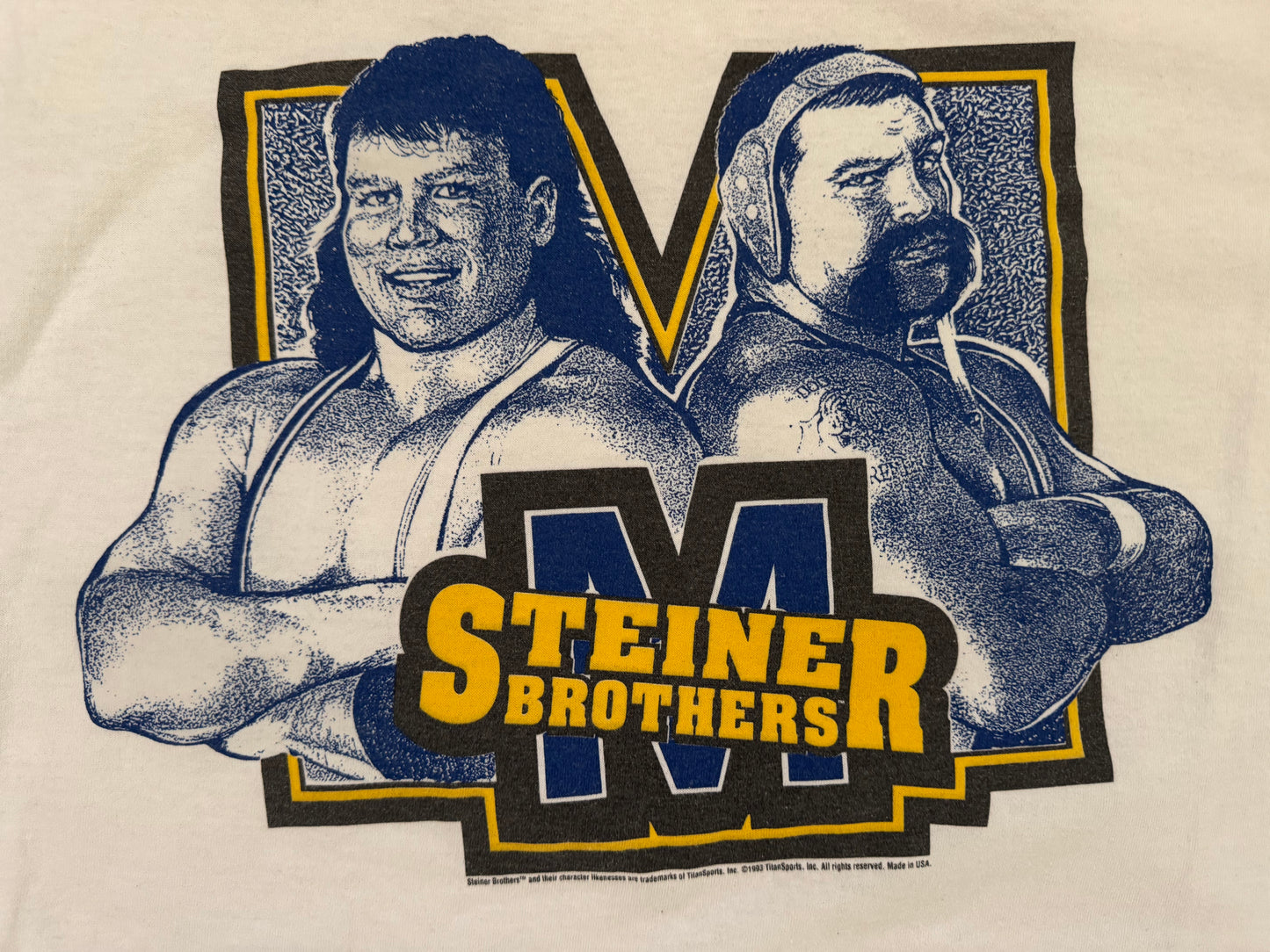 1993 WWF Steiner Brothers shirt