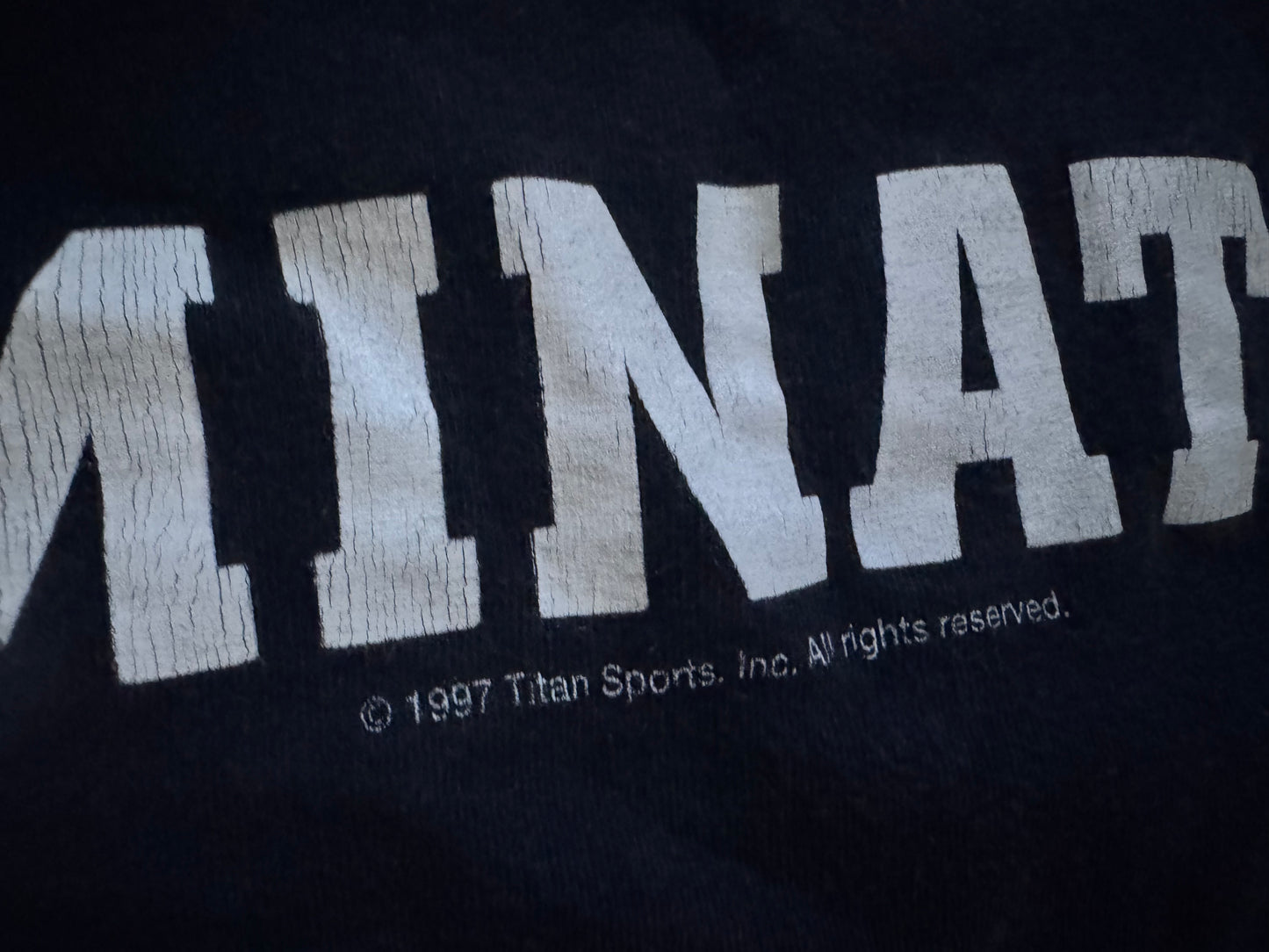 1997 WWF Nation of Domination two sided shirt