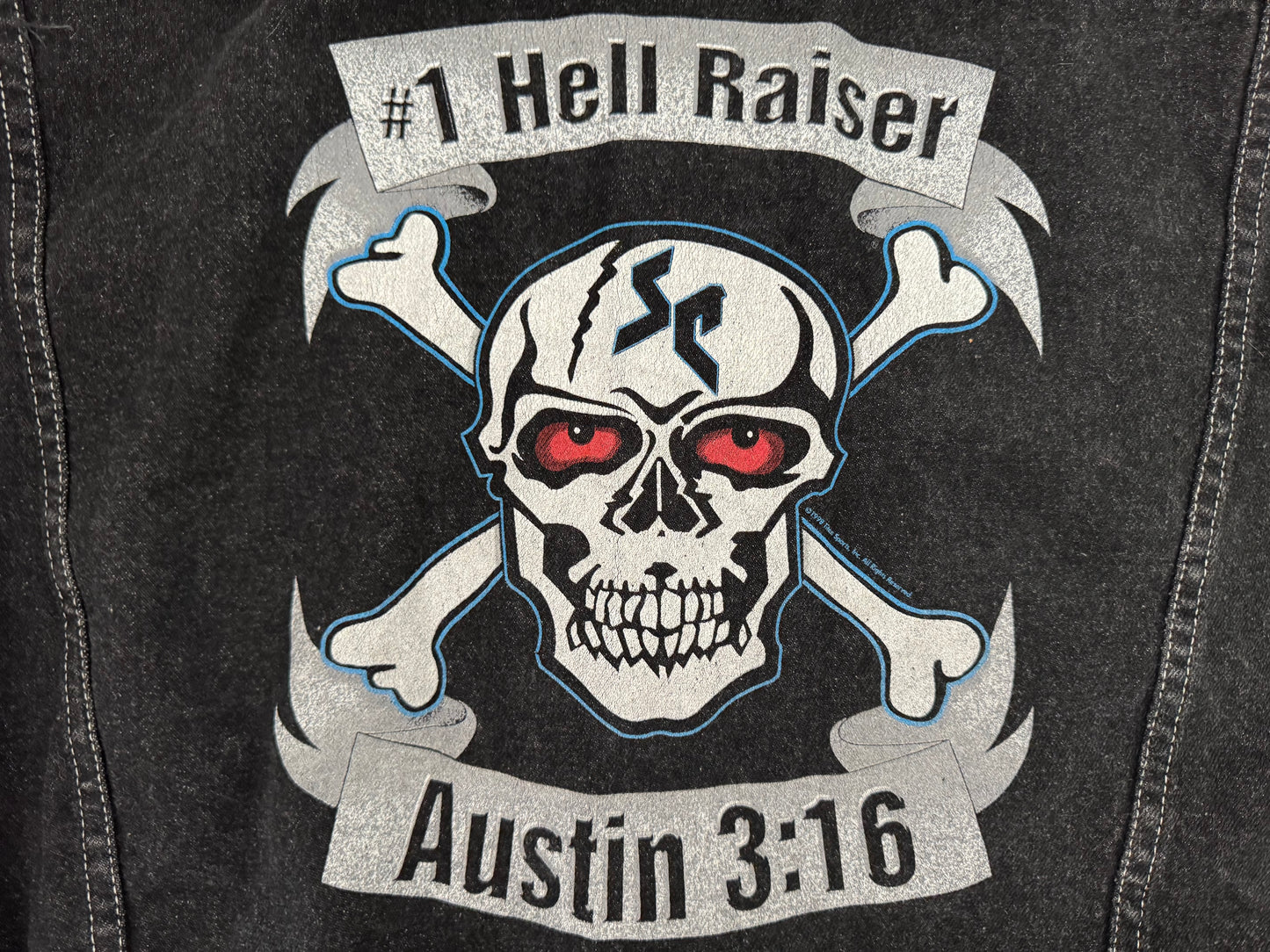 1999 WWF “Stone Cold” Steve Austin denim vest