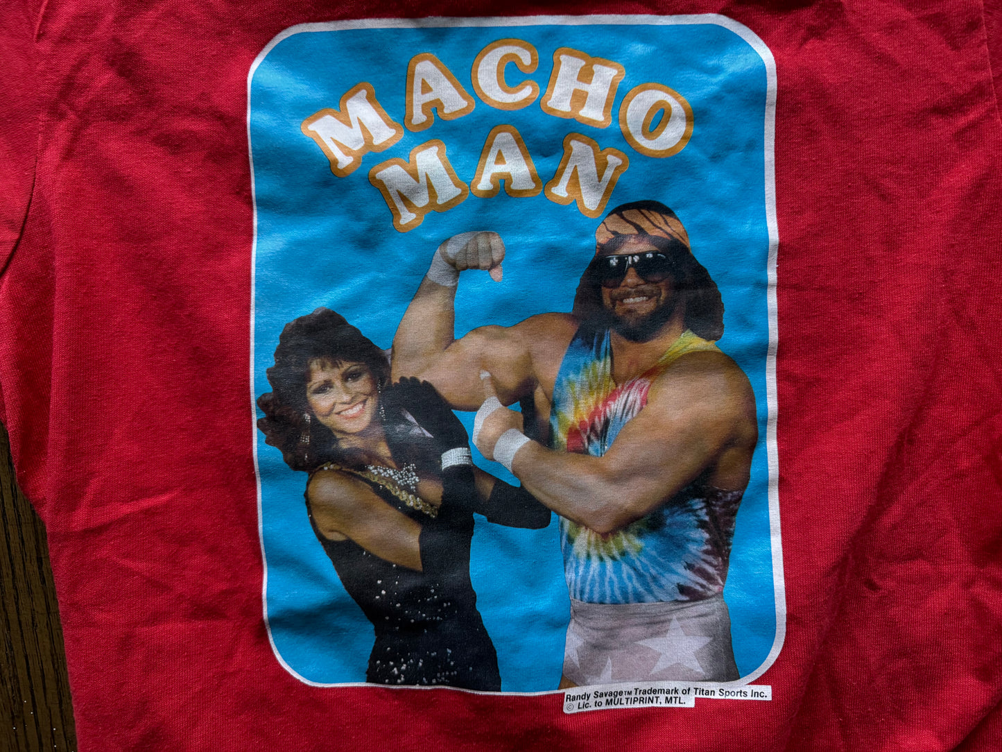 1988 WWF Macho Man Randy Savage and Miss Elizabeth shirt