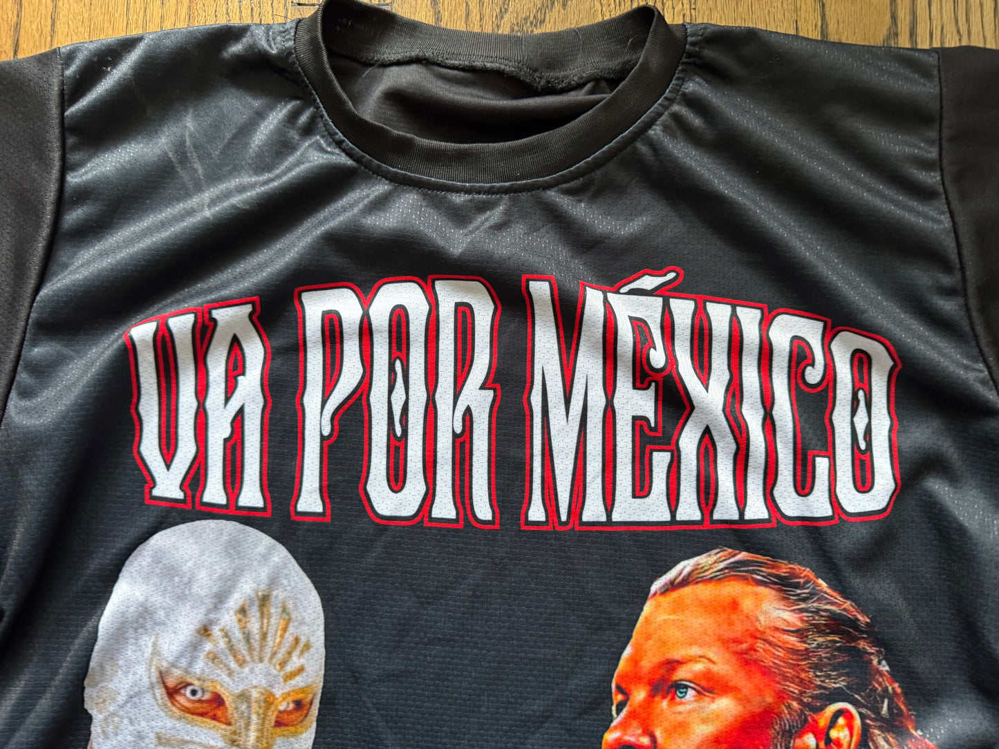 2024 CMLL Mistico VS “The Ocho” Chris Jericho jersey from outside of Arena Mexico