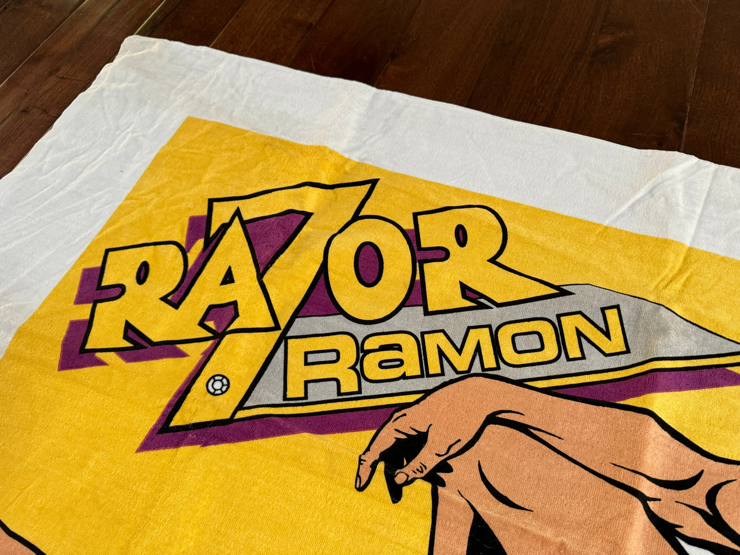 1995 WWF Razor Ramon Towel with the original tag