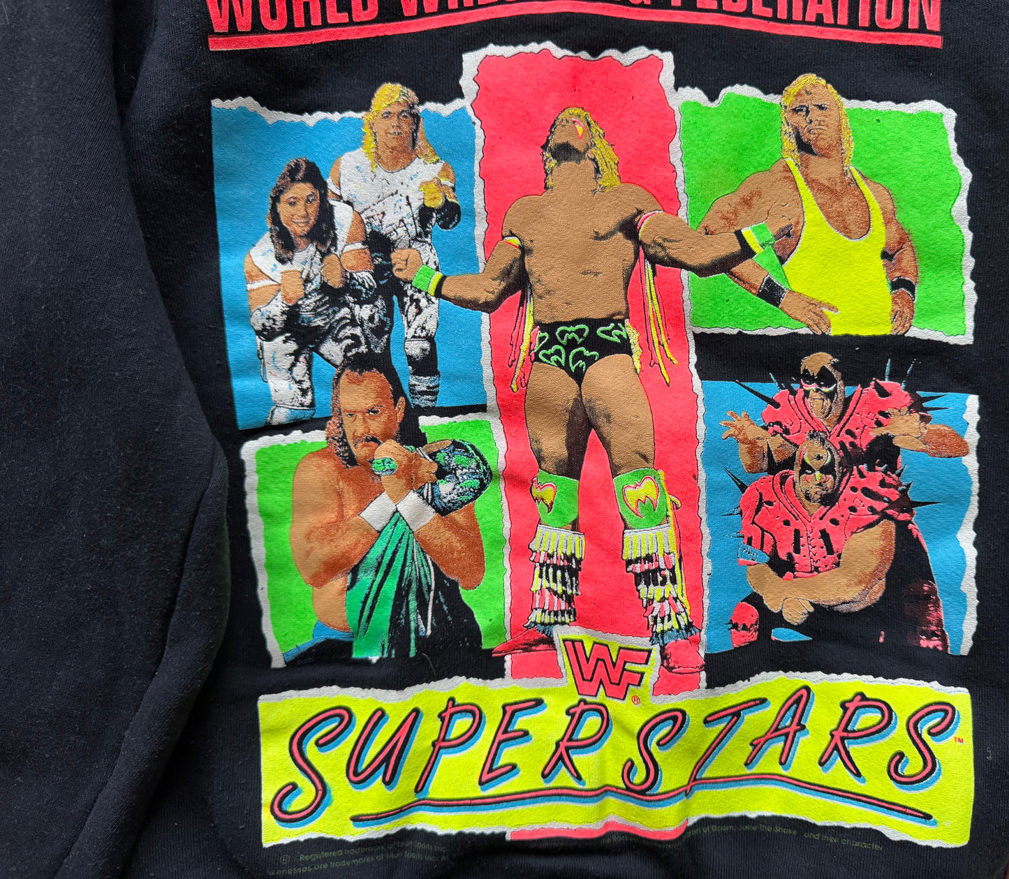 1991 WWF Superstars sweatshirt