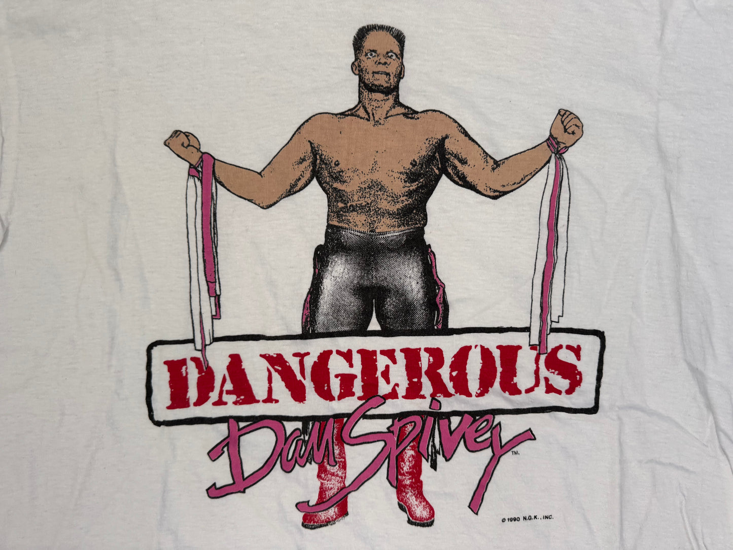 1990 UWF “Dangerous” Dan Spivey shirt