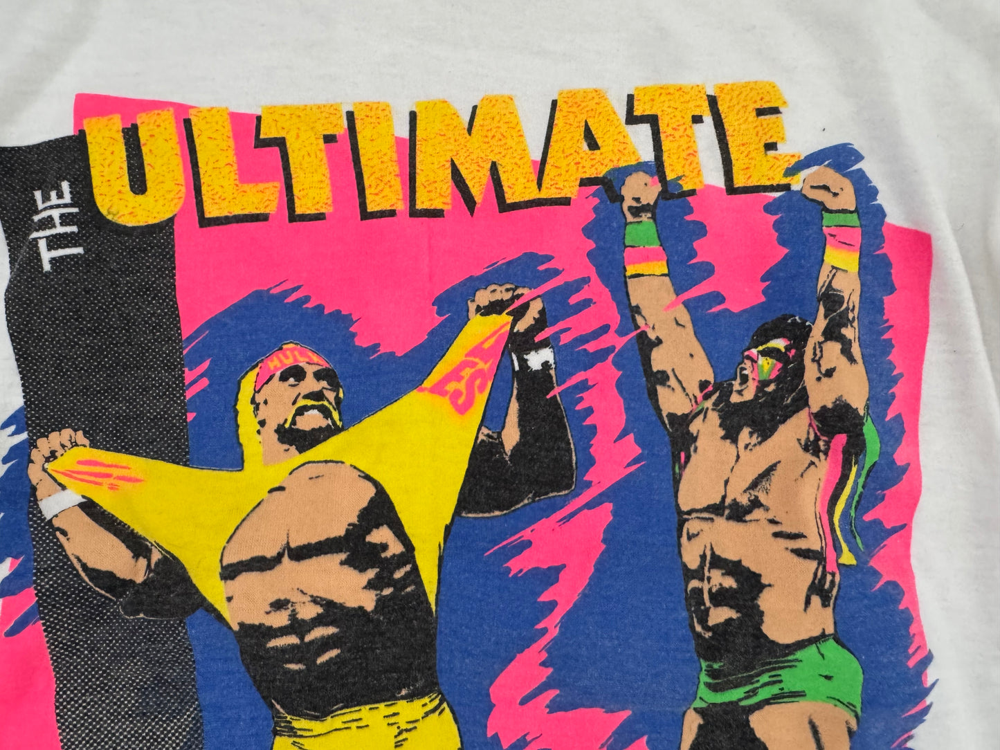1990 WWF Wrestlemania VI longsleeve shirt featuring Hulk Hogan and the Ultimate Warrior