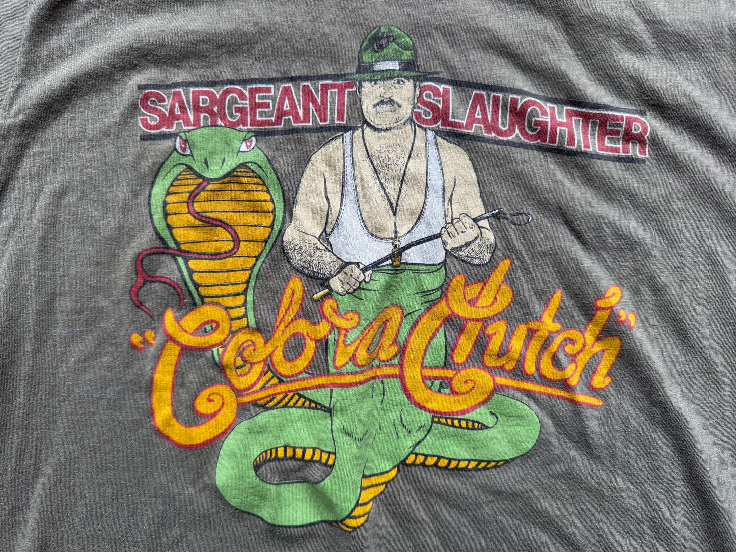 1983 WWF Sgt. Slaughter catalog shirt