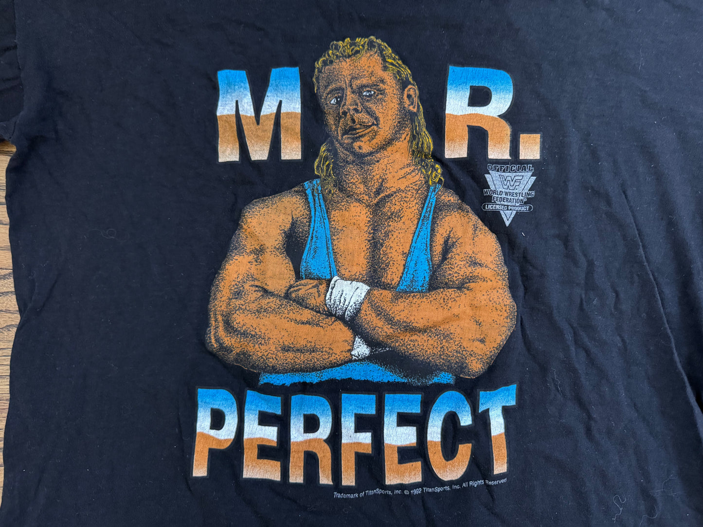 1992 WWF Mr. Perfect shirt