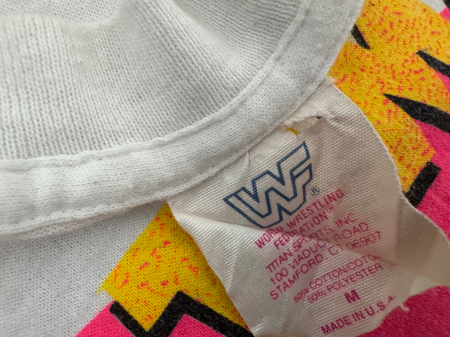1990 WWF Wrestlemania VI longsleeve shirt featuring Hulk Hogan and the Ultimate Warrior