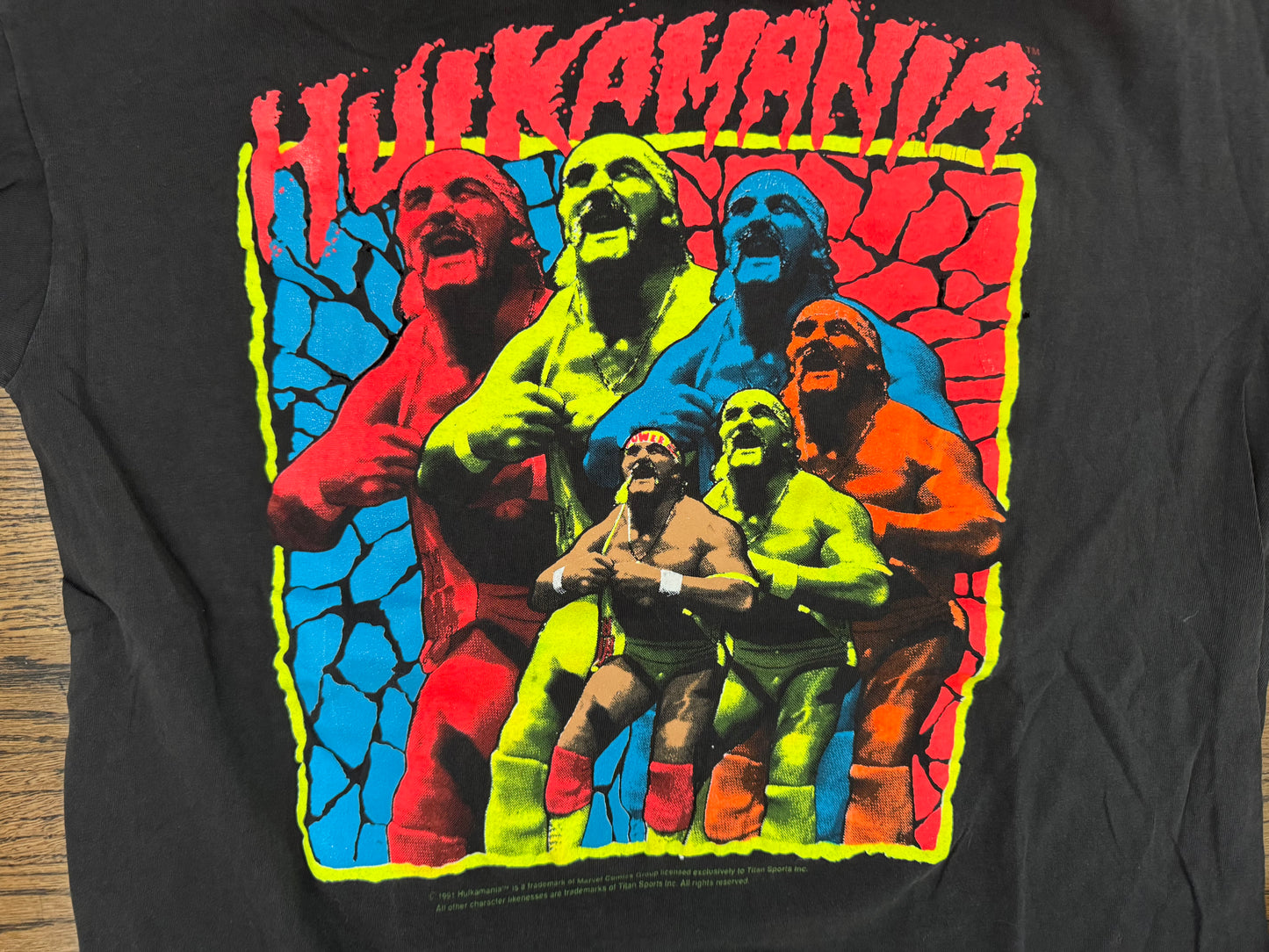 1991 WWF Hulk Hogan catalog shirt