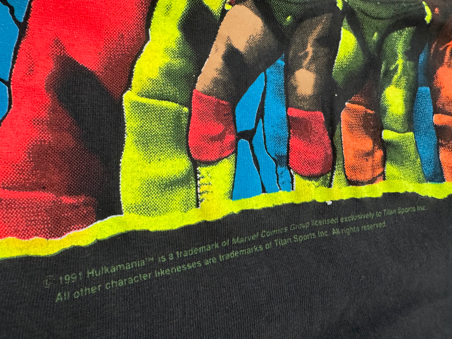 1991 WWF Hulk Hogan catalog shirt