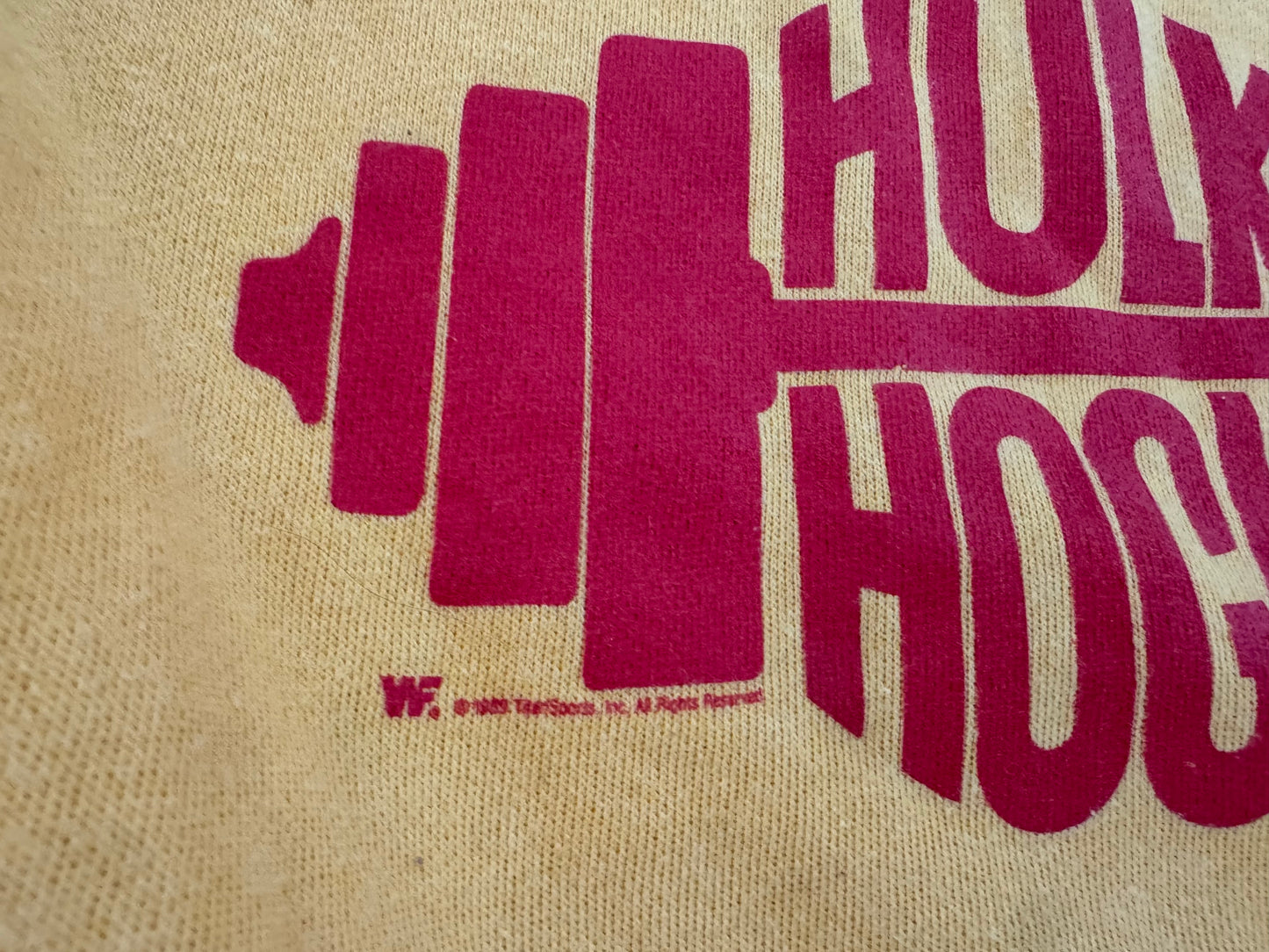 1989 WWF Hulk Hogan pre cut sweat top