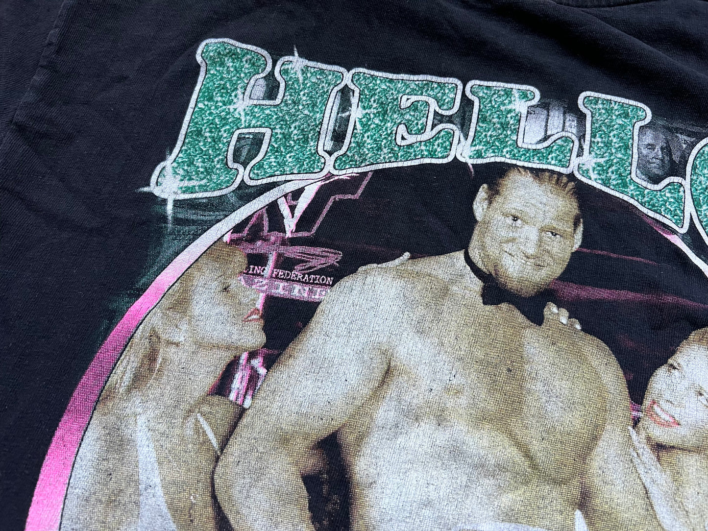 1999 WWF Val Venis “Hello Ladies!” Two sided bootleg shirt