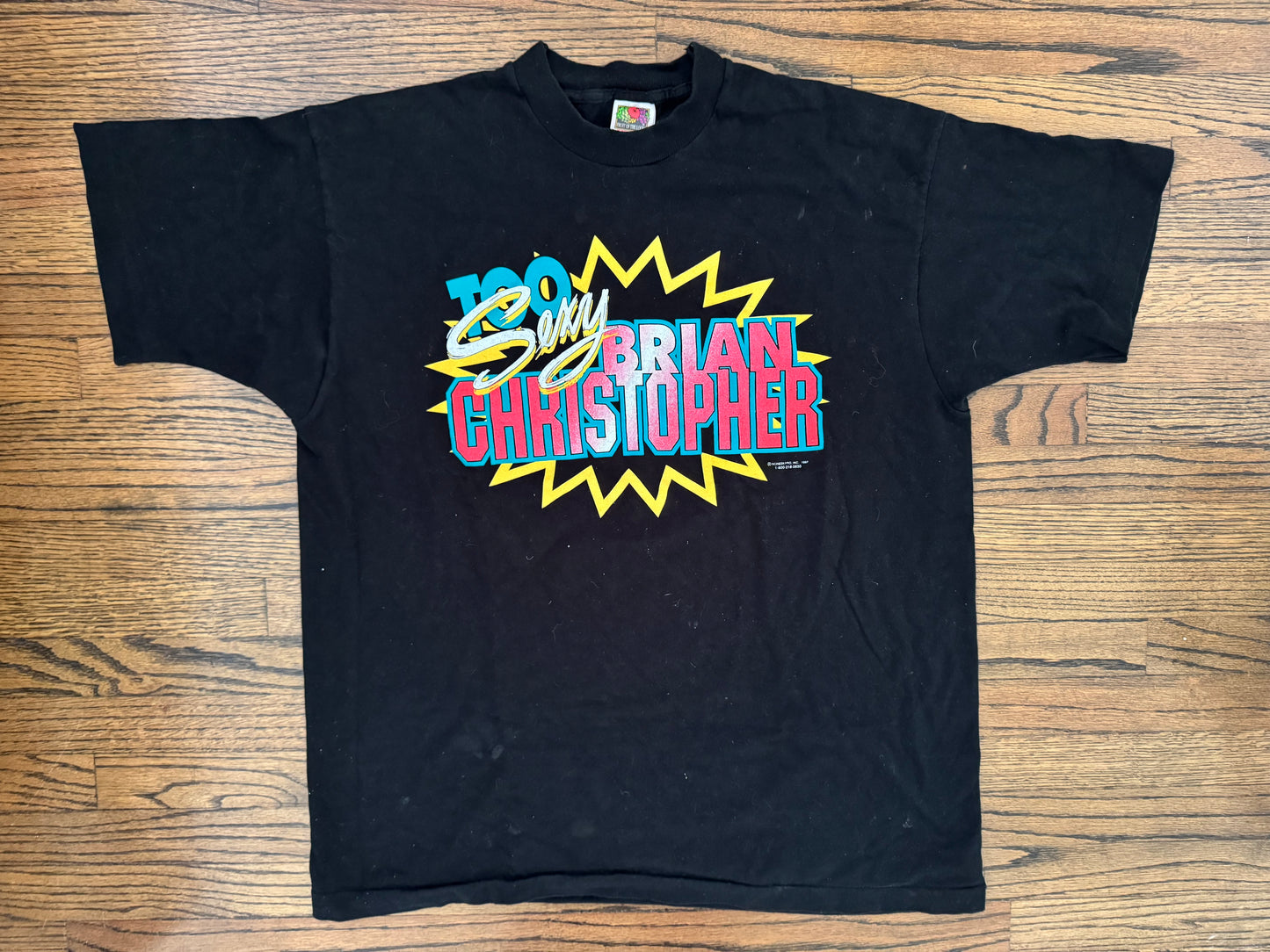 1997 USWA “Too Sexy” Brian Christopher two sided shirt