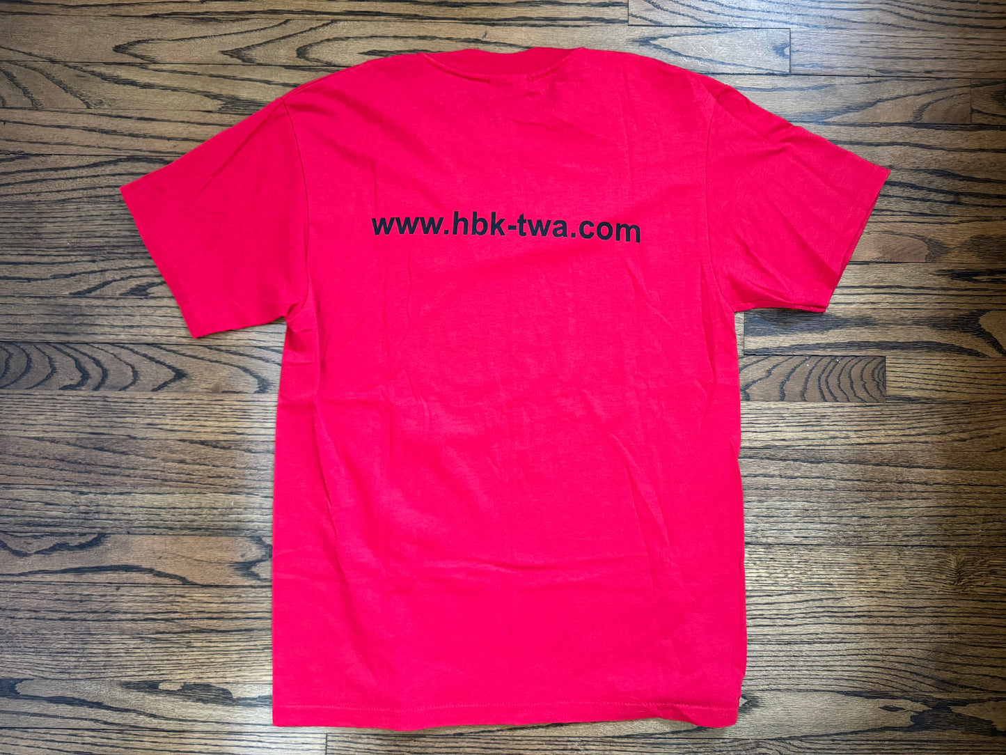 2000 Texas Wrestling Academy two sided shirt “www.HBK-TWA.com”