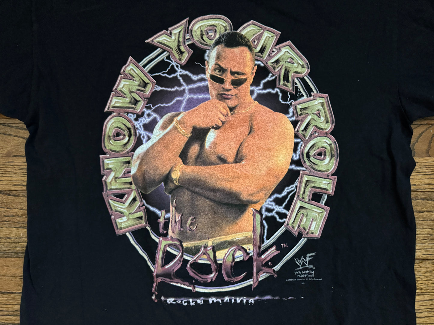 1998 WWF The Rock “The Most Electrifying Man In Sports-Entertainment Today”