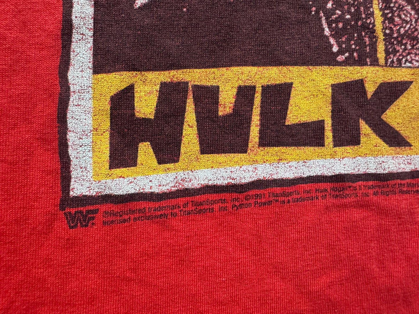 1991 WWF Hulk Hogan shirt