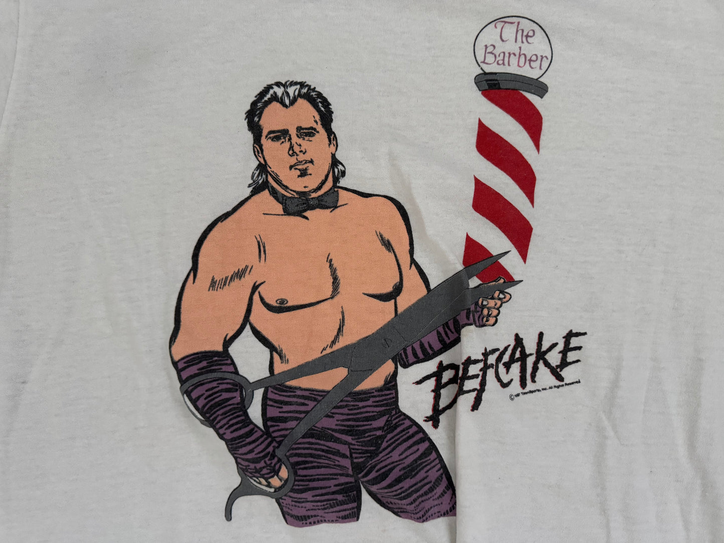 1987 WWF Brutus “The Barber” Beefcake catalog shirt