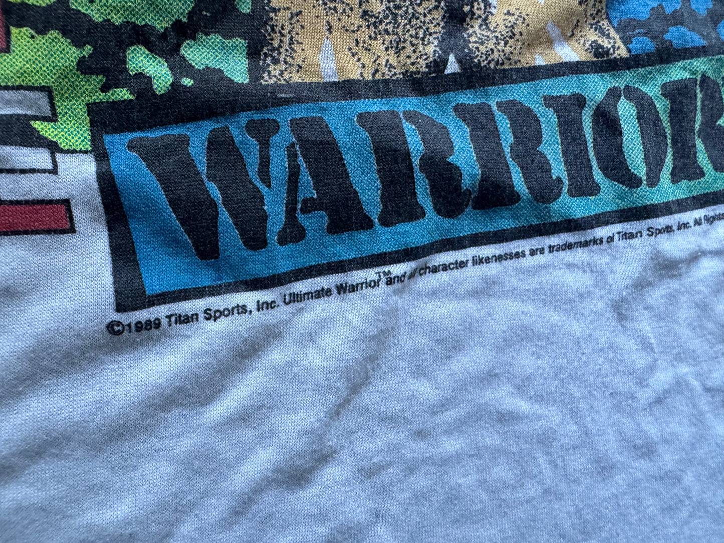 1989 WWF Ultimate Warrior shirt