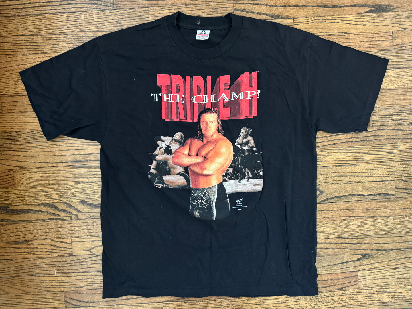 1999 WWF “The Champ!” Triple H two sided shirt