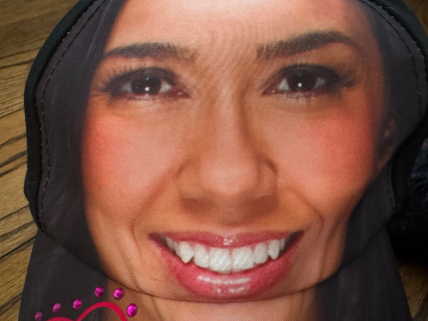 2014 WWE AJ Lee SnapBack hat with built in ponytail