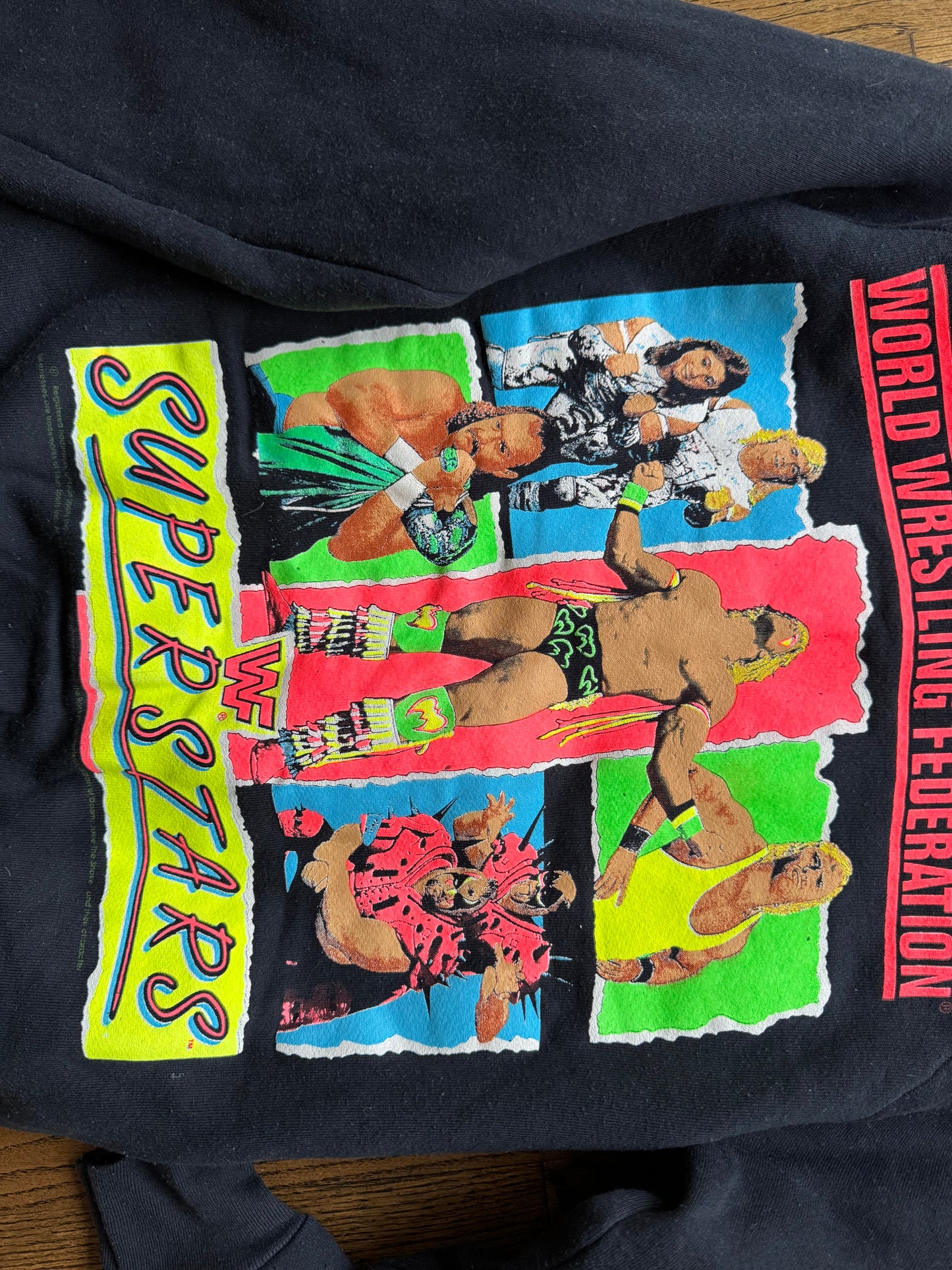 1991 WWF Superstars sweatshirt