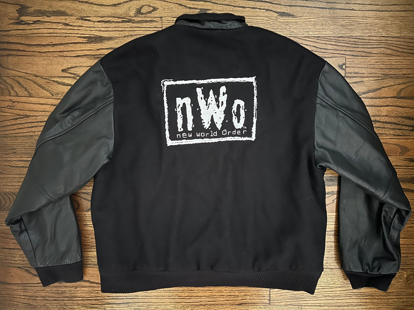 1997 WCW / n.W.o. New World Order Logo Letterman Jacket