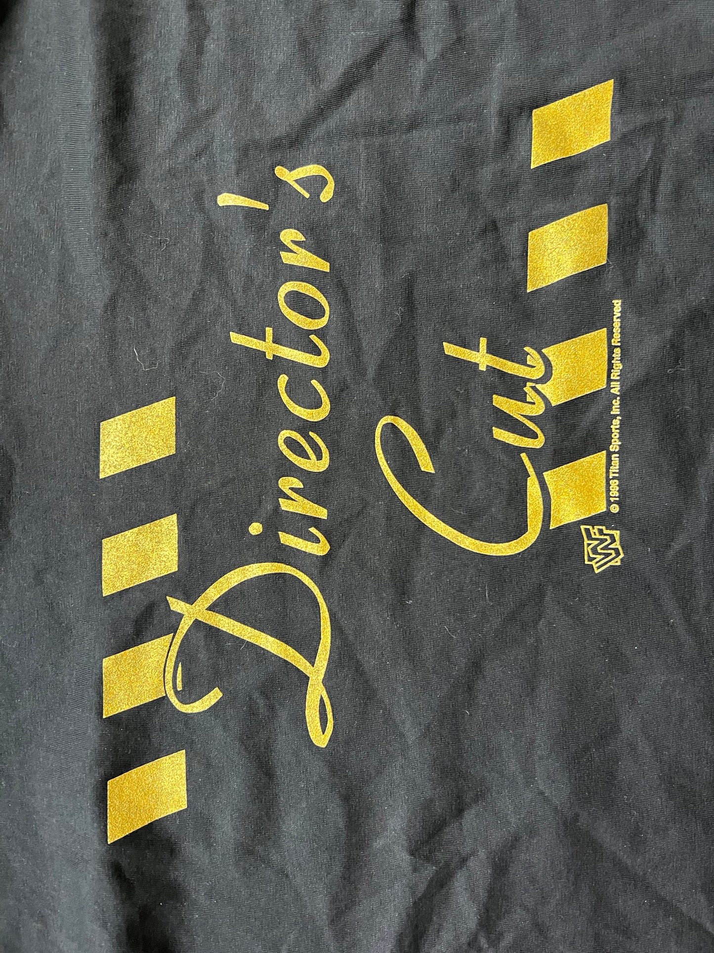 1996 WWF Marlena “Director’s Cut” shirt with small repair in the arm pit
Size: XL