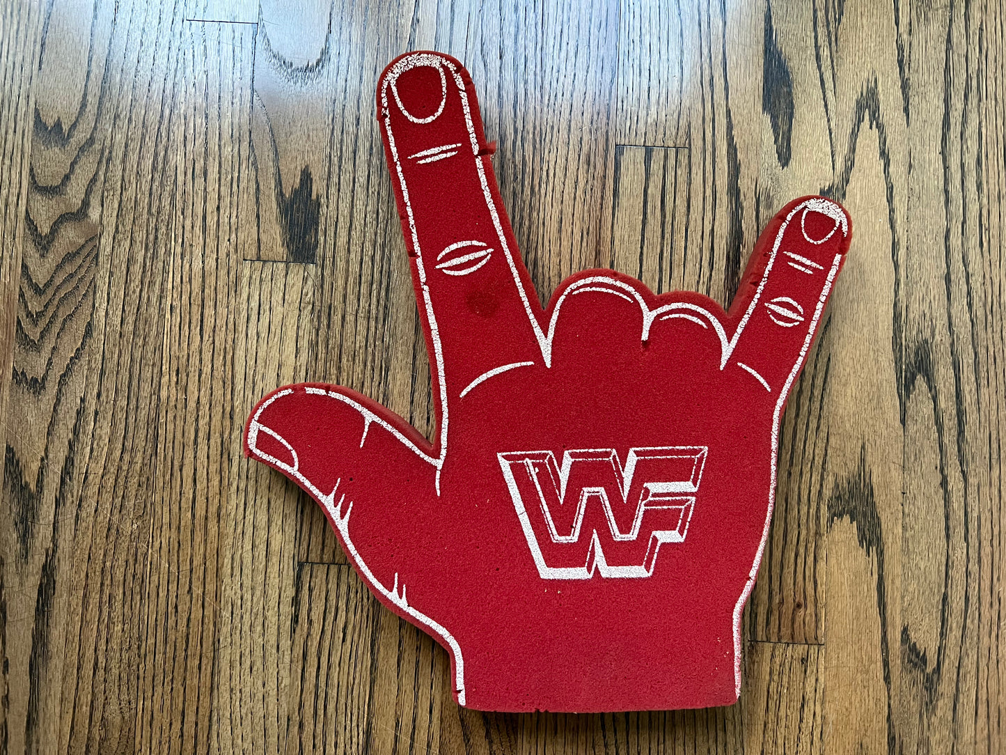 1984 WWF Jimmy “SUPERFLY” Snuka foam hand