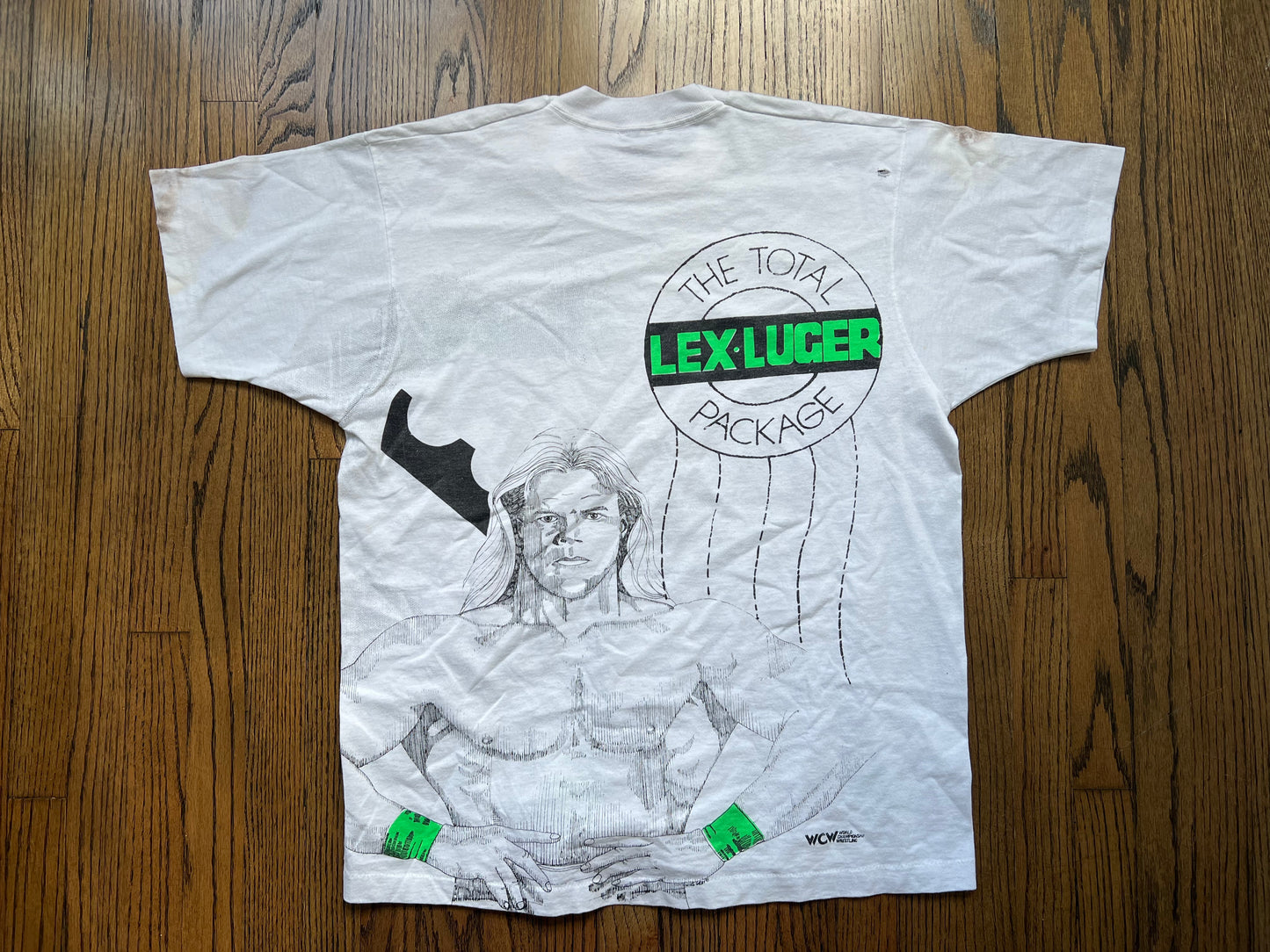 1991 WCW “The Total Package” Lex Luger shirt