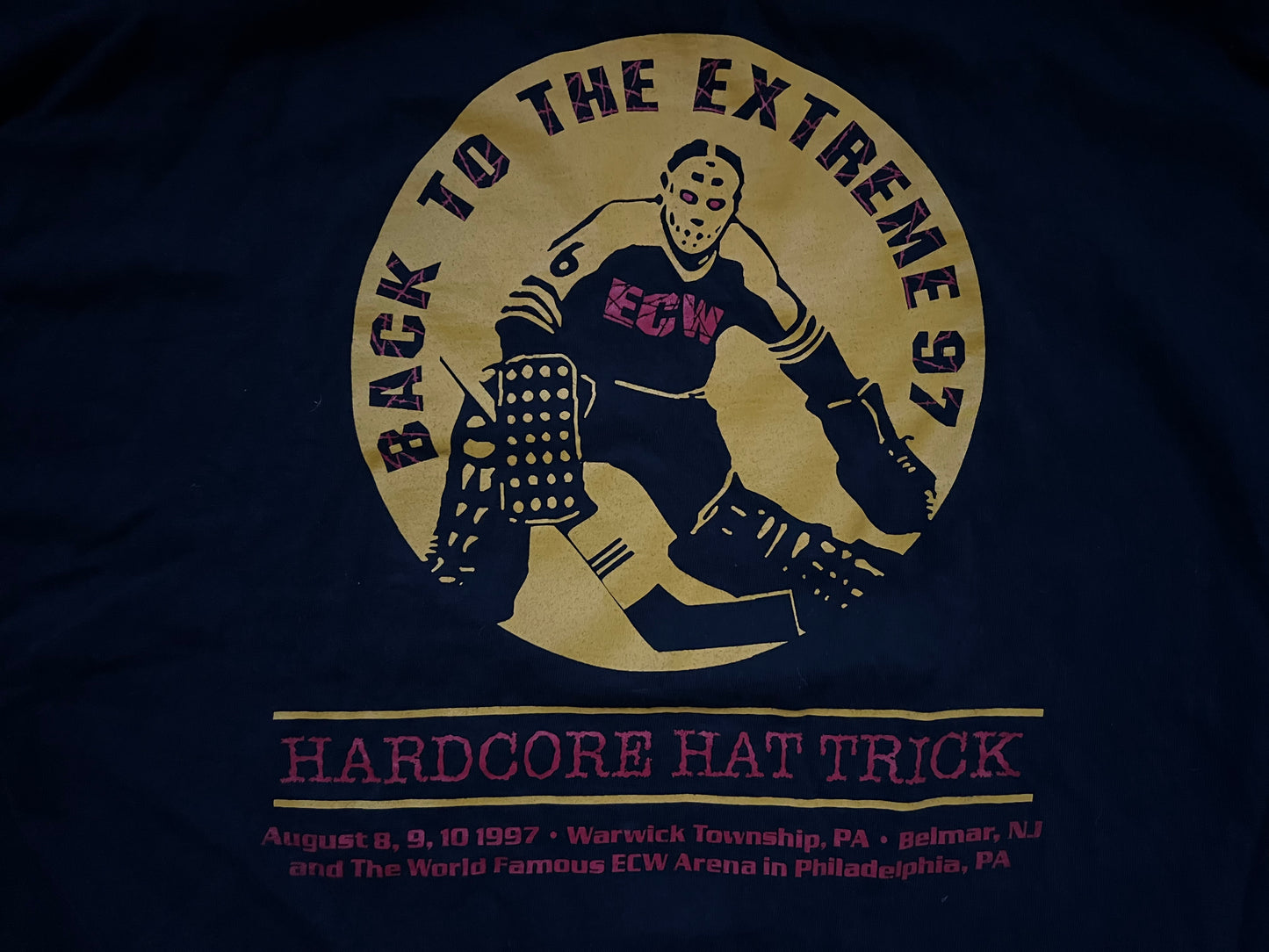 1997 ECW Hardcore Hat Trick shirt