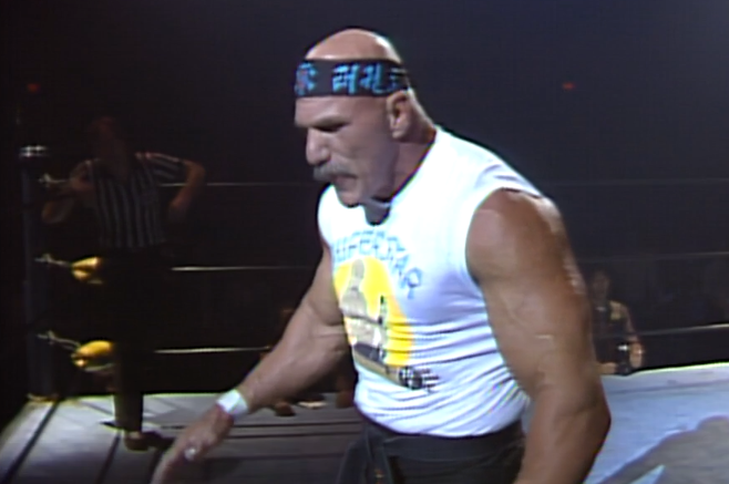 1984 NWA “Superstar” Billy Graham Sleeveless shirt, same as the one he wore at Starrcade 84